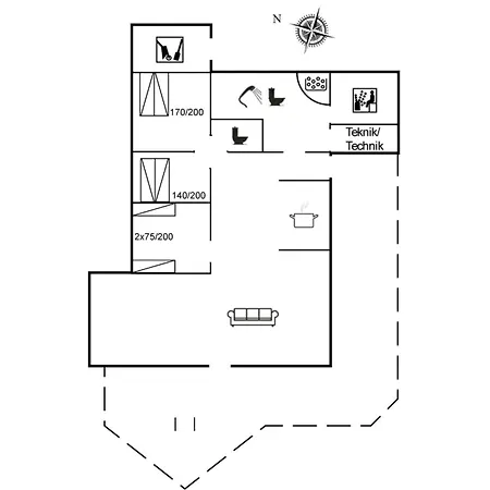 Erland - 500m From The Sea By Interhome 別荘